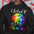 I Licked It So Its Mine Funny Lesbian Gay Pride Lgbt Flag Hoodie Unique Gifts