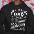 Im A Dad And Zoologist Funny Fathers Day & 4Th Of July Hoodie Funny Gifts