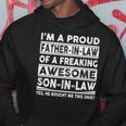 Im A Proud Father In Law Of A Freaking Awesome Son In Law Essential Hoodie Unique Gifts