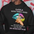 Layla Name Gift Layla With Three Sides Hoodie Funny Gifts