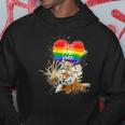 Lgbt Pride Daddy Tiger Rainbow Best Dad Ever Fathers Day Hoodie Personalized Gifts