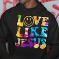 Love Like Jesus Tie Dye Faith Christian Jesus Men Women Kid Hoodie Funny Gifts