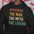 Mathewson Name Shirt Mathewson Family Name V3 Hoodie Unique Gifts