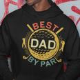 Mens Best Dad By Par Golf Lover Fathers Day Hoodie Unique Gifts