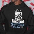Mens Cool Host Dad Fathers Day Gift Hoodie Unique Gifts
