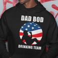 Mens Dad Bod Drinking Team American Us Flag Vintage Fathers Day Hoodie Unique Gifts