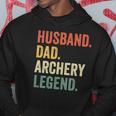 Mens Funny Archer Husband Dad Archery Legend Vintage Hoodie Personalized Gifts