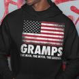Mens Gramps The Man Myth Legend Fathers Day 4Th Of July Grandpa Hoodie Funny Gifts