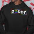 Mens Proud Gay Daddy Bear Paw Pride Rainbow Lgbtq Dad Fathers Day Hoodie Unique Gifts