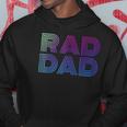 Mens Rad Dad 1980S Retro Fathers Day Hoodie Unique Gifts
