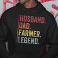 Mens Vintage Husband Dad Farmer Legend Gift For Fathers Day Hoodie Unique Gifts