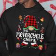 Motorcycle Gnome Buffalo Plaid Red 501 Shirt Hoodie Funny Gifts