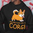 Nothing Runs Like A Corgi Funny Animal Pet Dog Lover Hoodie Unique Gifts