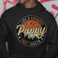 Pappy Like A Grandpa Only Cooler Vintage Retro Fathers Day Hoodie Unique Gifts