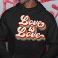 Rainbow Vintage Love Is Love Lgbt Gay Lesbian Pride Hoodie Unique Gifts