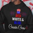 Red White & Blue Cousin Crew 4Th Of July Firework Matching Hoodie Funny Gifts