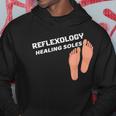 Reflexology Massage Therapist Reflexology Healing Soles Hoodie Funny Gifts