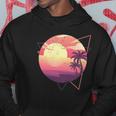 Retro 80S Vaporwave Aesthetic Tropical Sunset 90S Vaporwave Hoodie Unique Gifts