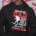Scuba Diving Dad Fathers Day Gift Diver Scuba Diving Hoodie Personalized Gifts
