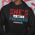 Shes My Firecracker His And Hers 4Th July Matching Couples Hoodie Funny Gifts
