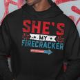 Shes My Firecracker His And Hers 4Th July Matching Couples Hoodie Funny Gifts