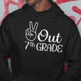 Summer Last Day Of School Graduation Peace Out 7Th Grade Hoodie Unique Gifts
