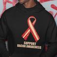Support Bacon Awareness Ribbon Fun Bacon Hoodie Unique Gifts