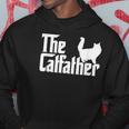 The Catfather Funny Cat Dad For Men Cat Lover Gifts Hoodie Unique Gifts