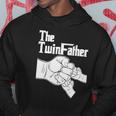 The Twinfather Father Of Twins Fist Bump Hoodie Unique Gifts