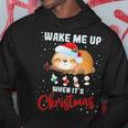 Wake Me Up When Its Christmas 819 Shirt Hoodie Funny Gifts