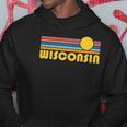 Wisconsin Retro Sunset - Wisconsin Hoodie Unique Gifts