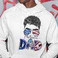4Th Of July American Flag Dad Life Patriotic Dad Daddy Hoodie Funny Gifts