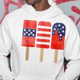 4Th Of July Popsicles Usa Flag Independence Day Patriotic Hoodie Funny Gifts