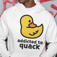 Addicted To Quack Hoodie Funny Gifts