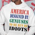 America Designed By Geniuses To Be Run By Idiots Impeach 46 Joe Biden Essential Tshirt Hoodie Funny Gifts