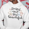 Baby Shower Text Design Brand New And Beautiful Hoodie Funny Gifts