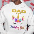 Dad Of The Birthday Girl Unicorn Matching Hoodie Unique Gifts