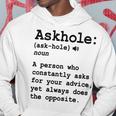 Funny Askhole Definition Dictionary Word Gag Sarcastic V3 Hoodie Funny Gifts