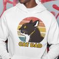 Funny Cat Dad Fathers Day Hoodie Unique Gifts