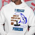 Funny I Really Love It When My Wife Lets Me Go Fishing Hoodie Funny Gifts