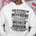 God Blessed Me With An Awesome Boyfriend Hoodie Funny Gifts