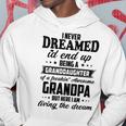 Granddaughter Of A Freakin Awesome Grandpa Hoodie Funny Gifts