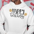 Happy Beautiful Birthday With Balloons Hoodie Funny Gifts