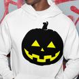 Happy Halloween Scary Black Pumpkin Pattern Hoodie Funny Gifts