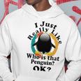 I Really Like Who Is That Penguin Ok Hoodie Funny Gifts