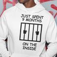 Just Spent 9 Months On The Inside Funny Baby Gift Funny Pregnancy Gift Funny Baby Shower Gift Hoodie Funny Gifts