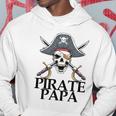 Mens Pirate Papa Captain Sword Gift Funny Halloween Hoodie Unique Gifts