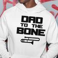 Mens School Marching Band Parent Funny Trombone Dad Hoodie Unique Gifts
