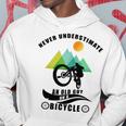 Never Underestimate An Old Guy On A Bicycle Hoodie Funny Gifts