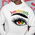 Official 4 Juneteenth - African American Women Black History Pride Hoodie Funny Gifts